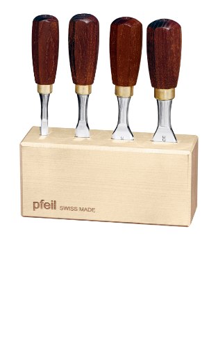 סט 4 מפסלות קצרות לנגרות  pfeil