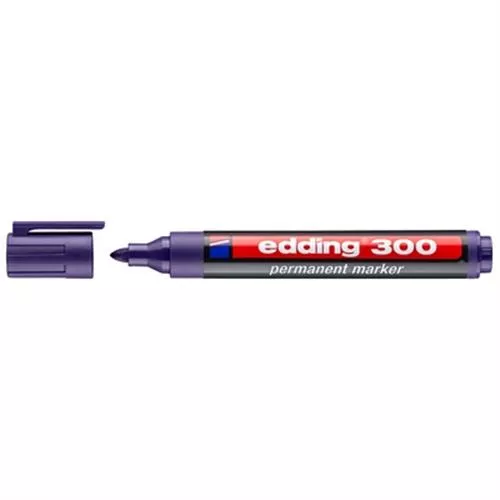 טוש פרמננט 300 טיפ עגול 1.5-3 מ"מ סגול אדינג edding