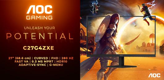 מסך גיימינג  AOC C27G4ZXE