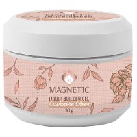 ג'ל בניה נוזלי ניוד 30 מ"ל מגנטיק  Magnetic Liquid Builder Gel Cashmere sheer