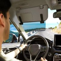 מאריך מגן שמש אוניברסלי להגנה מסנוור וקרינה דגם VisorMax