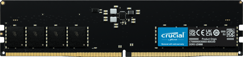 זיכרון לנייח - Crucial UDIMM DDR5 5600MT/s 32GB