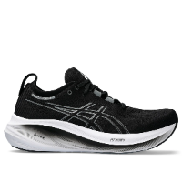 ASICS GEL NIMBUS 26 WOMEN BLACK GREY ג'ל נימבוס 26 לנשים שחור אפור