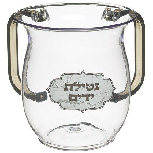 נטלה אקריליק דגם נטילת ידים שיש