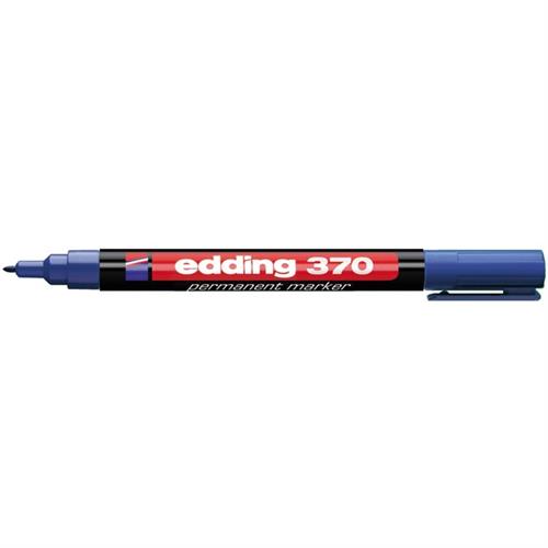 טוש פרמננט 370 טיפ 1 מ"מ כחול אדינג edding