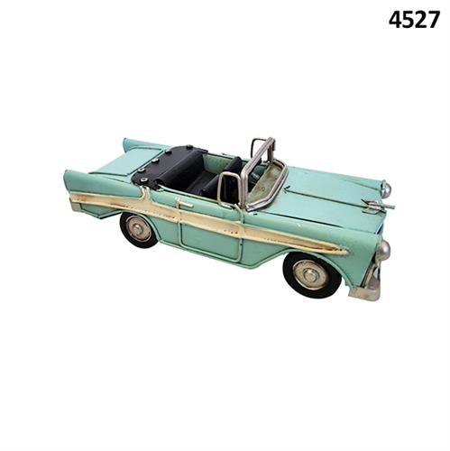 מכונית רטרו טורקיז 16.5x6.7x5.5 ס"מ דגם 4527