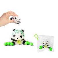 סקווישי בצורת דוב פנדה רך ודביק להפגת מתחים - Squishy Panda Bear