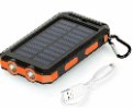 כתום - סוללת גיבוי ניידת סולארית Zeero Ultra Charge 10,000mAh
