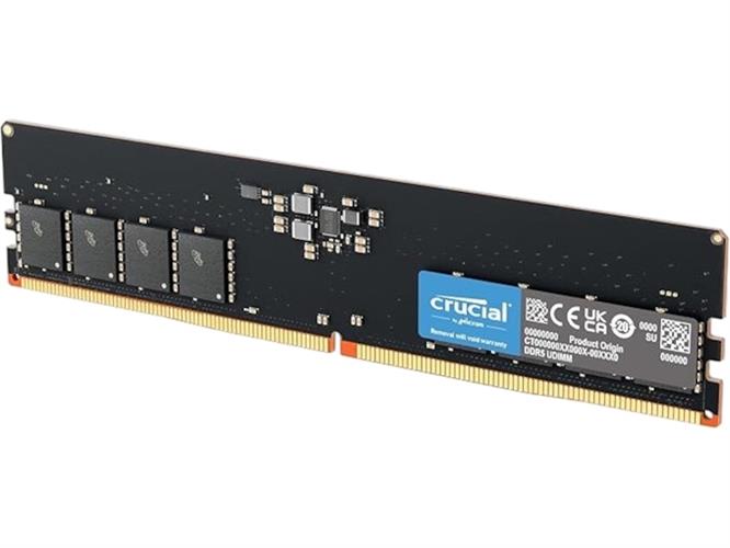 זיכרון Crucial 64GB DDR5 5600MHz UDIMM CL46 למחשב נייח