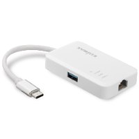מתאם כרטיס רשת מהיר Edimax EU-4308 - USB-C to 3-Port USB 3.0 Gigabit Ethernet Hub