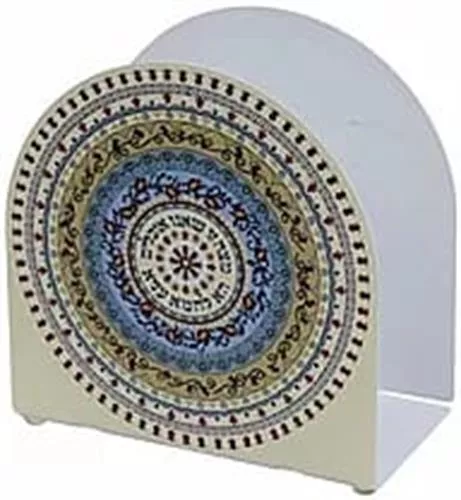 מעמד מצה מתכת הדפס צבעוני - מעגל רימונים