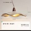 דגם A - ראש אחד קוטר 40 ס״מ - מנורת תלייה בעיצוב יפני Flower Vintage