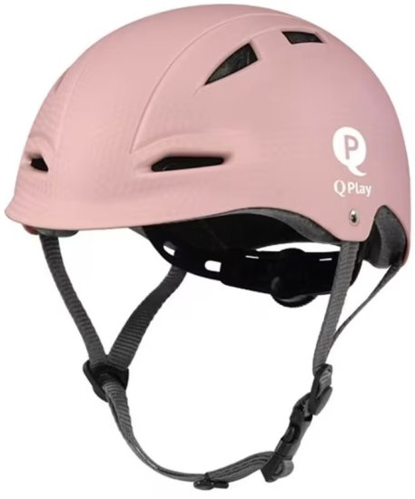 קסדה S ורוד אלמוג גודל 45-51 ס''מ -  MANBO QPLAY 61606