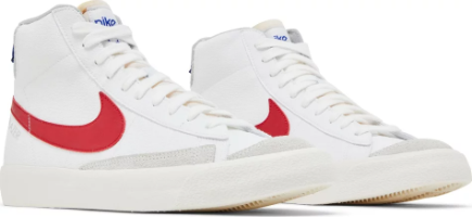 Blazer Mid 77 White Phantom Gym Red