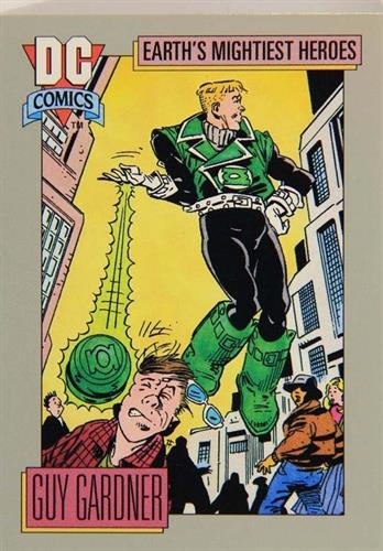 קלף בודד די.סי קומיקס DC Comics - Guy Gardner's Library - Earth's Mightiest Heroes - 54