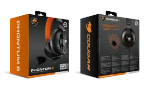 אוזניות  קשת גיימינג COUGAR PHONTUM S GAMING HEADSET