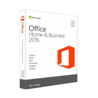 תוכנת אופיס Microsoft Office Home & Business 2016 MAC - רישיון דיגיטלי