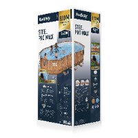 בריכה אובלית אולטרה בריקים (122X366X610) 56719 מבית BESTWAY