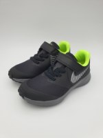 NIKE|נייק- STAR RUNNER 2- שחור ירוק- נגד מים- ילדים