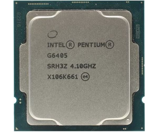 מעבד דור 10 Intel Pentium Gold G6405 Tray 4.1GHZ Dual Core