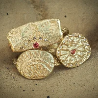 Textured Oval Ring