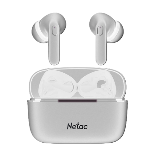 אוזניות NETAC LK65 Bluetooth 5.3 Up to 5.5Hrs Play White Stereo