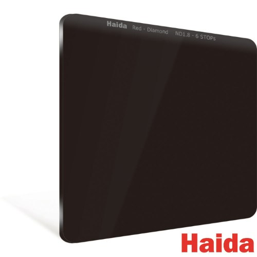 Haida 100x100mm Red-Diamond ND 1.8 Filter (6-Stop) פילטר 6 סטופים ND מרובע זכוכית מחוזקת ציפוי מיוחד