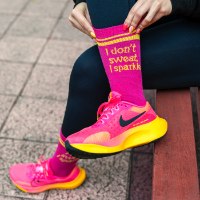 גרבי ספורט לא מזיעה I Don’t Sweat, I Sparkle
