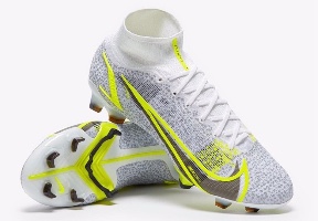 Nike Mercurial Superfly VIII Elite FG - White/Black-Metallic Silver-Volt