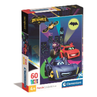 קלמנטוני - פאזל 60 חלקים מכוניות באטווילס -  Clementoni Batwheels  26593