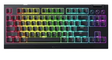 מקלדת גיימינג מכנית אלחוטית Razer BlackWidow V4 Low-Profile Tenkeyless עם Bluetooth – תמונה 1