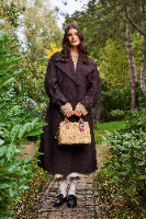Cross Body דגם TEDDY SAND בינוני רצועה מתכווננת |26.5x14x22 ס"מ