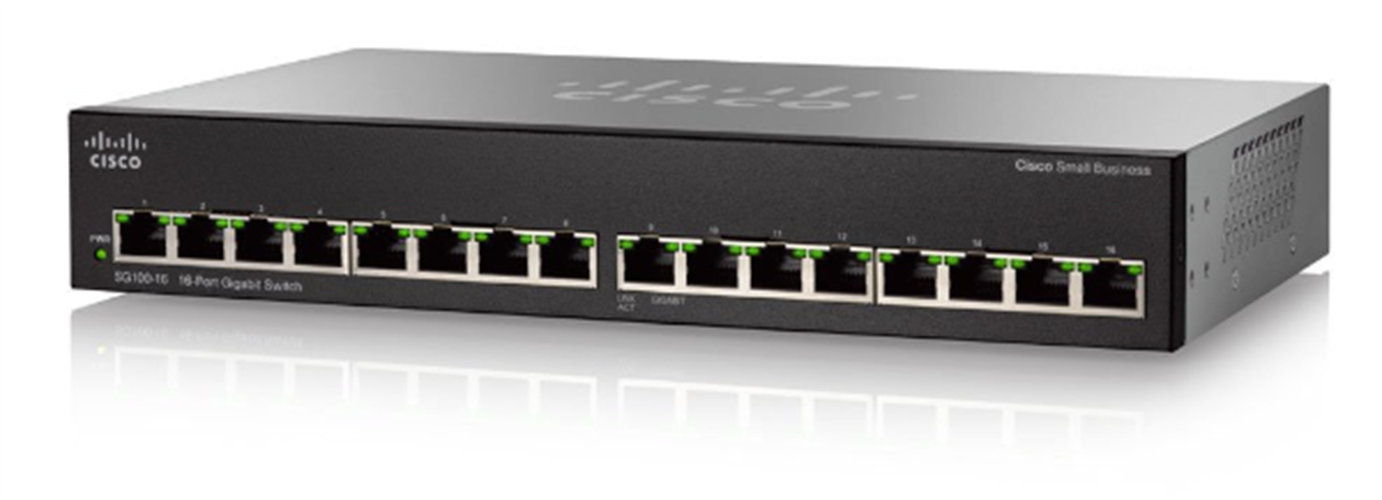 סוויץ' CISCO CBS110-16PP-EU 16-Port 8-POE