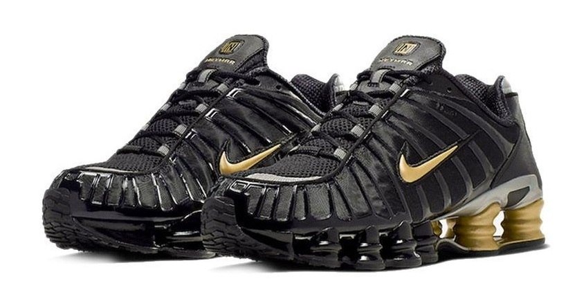 סניקרס נייק Nike X Shox TL שחור זהב