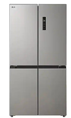 מקרר 4 דלתות מקפיא תחתון 474 ליטר LG GR-B470BE - גימור נירוסטה