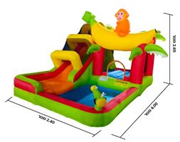 מתקן מתנפח לילדים מבית Mirajump – MJ07 בטיחותי ונוח לשימוש.