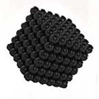 מגנובול - 216 כדורים מגנטים שחור - Magnoballs