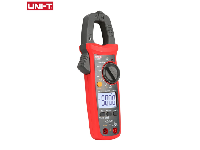 UNI T UNI-T UT202A + UT204 + דיגיטלי AC DC מתח קלאמפ מד מודד True RMS 400-600A אוטומטי טווח מד מתח ה