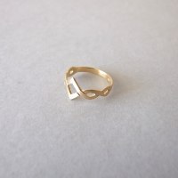 טבעת קלטית עדינה מזהב 14K