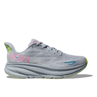 Hoka Clifton 9 Wide נעלי ספורט נשים הוקה קליפטון 9 רחבות בצבע שחף/כחול קרח | HOKA נשים