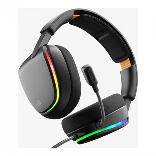 אוזניות גיימרים חוטיות GHS Eternal RGB שחור