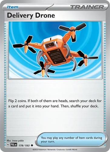 קלף בודד single פוקימון - delivery drone - Paldea Evolved - 178/193