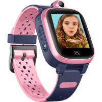 שעון טלפון חכם בצבע ורוד - Kidiwatch SupeR 4G