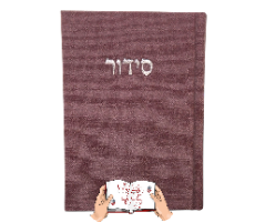סידור בד צבע אדום יין