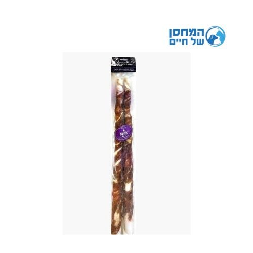 פטס פרוזקט מקל עור לבן עטוף בברווז 2 יח