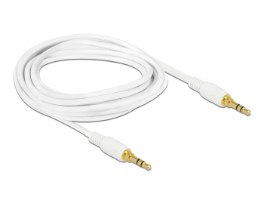 כבל אודיו Delock Stereo Jack Cable 3.5 mm 3 pin 3 m white