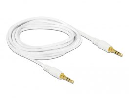 כבל אודיו Delock Stereo Jack Cable 3.5 mm 3 pin 2 m white