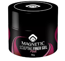 Fiber gel pink 50g מגנטיק-פייבר ג'ל וורוד