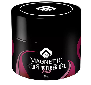 Fiber gel pink 50g מגנטיק-פייבר ג'ל וורוד