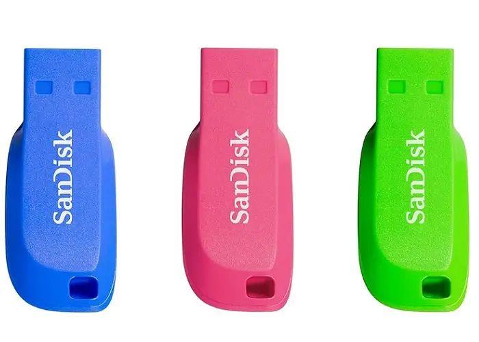 מארז 3 דיסק און קי Cruzer Blade מבית SanDisk